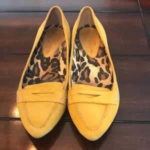 Mustard Yellow Jessica Simpson Isabella Flats